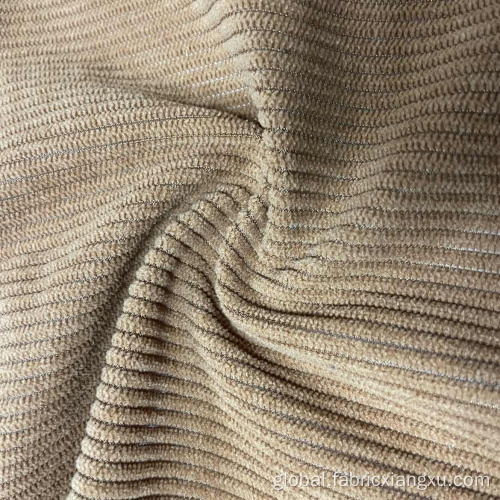 China 100% polyester corduroy striped clothing fabric Supplier